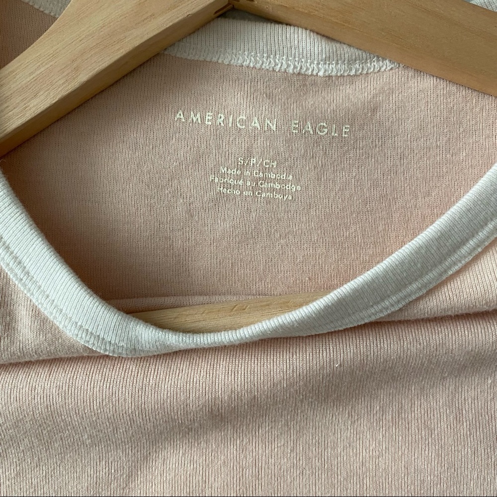 AEO Blue & Pink Ringer Tee Bundle - Picture 5 of 13